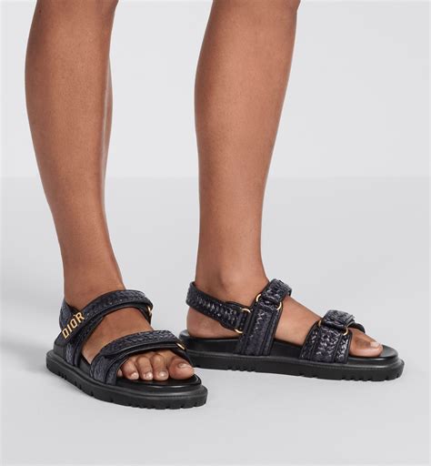 dioract sandal dior|Dior raffia sandals.